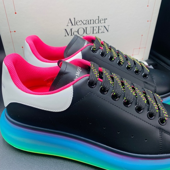 Alexander McQueen Men’s Oversized Sneakers Size 10 NWB AUTHENTIC - Picture 4 of 9